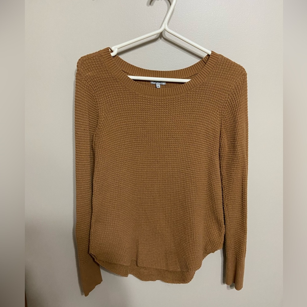 Waffle knit top